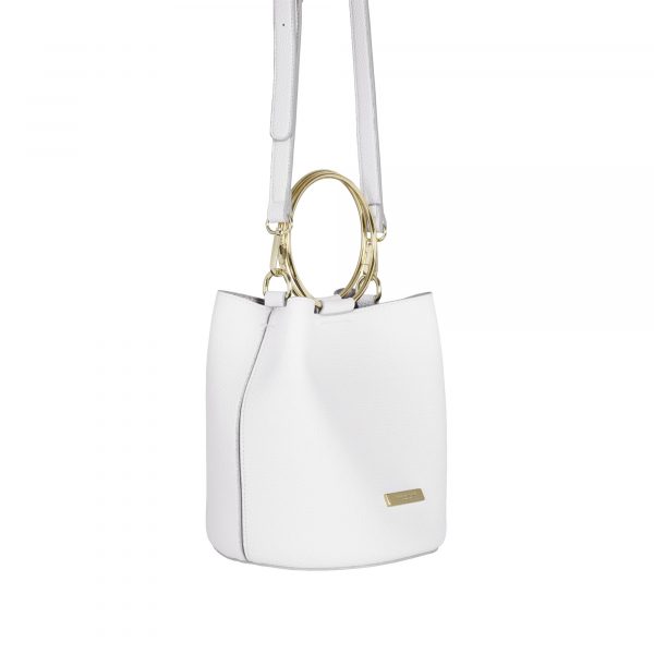 Katie Loxton Suki Bucket Bag in White