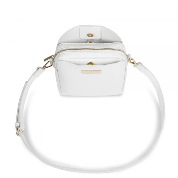 Katie Loxton Bella Box Bag in White