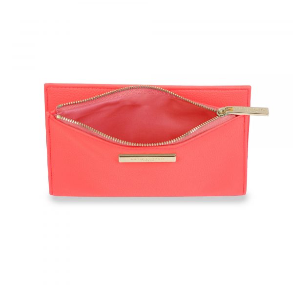 Katie Loxton Alise Fold Out Purse in Coral