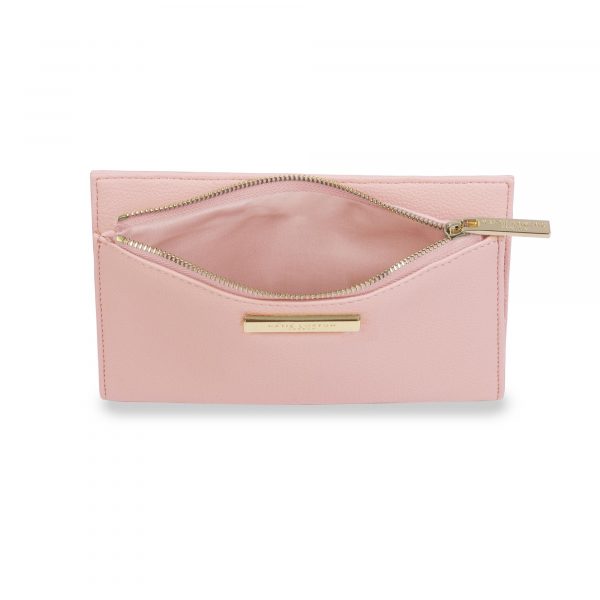 Katie Loxton Alise Fold Out Purse in Blush pink - Image 3