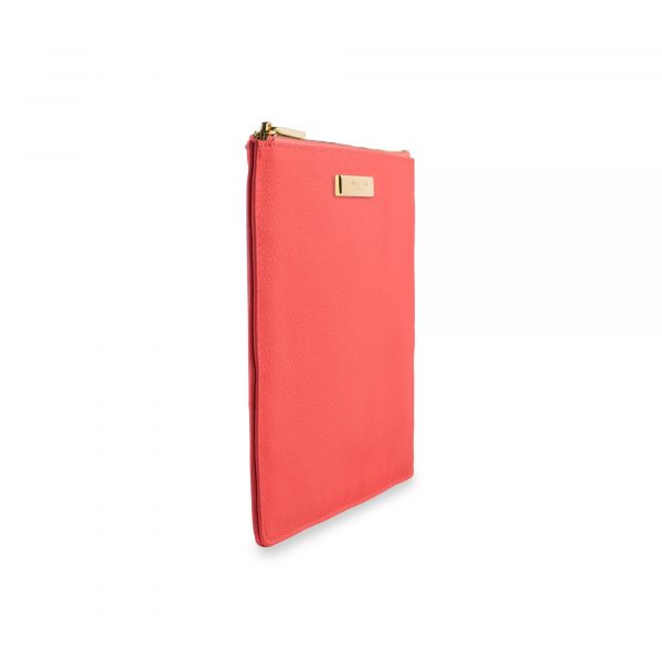 Katie Loxton Pebble Perfect Pouch in Coral - Image 3