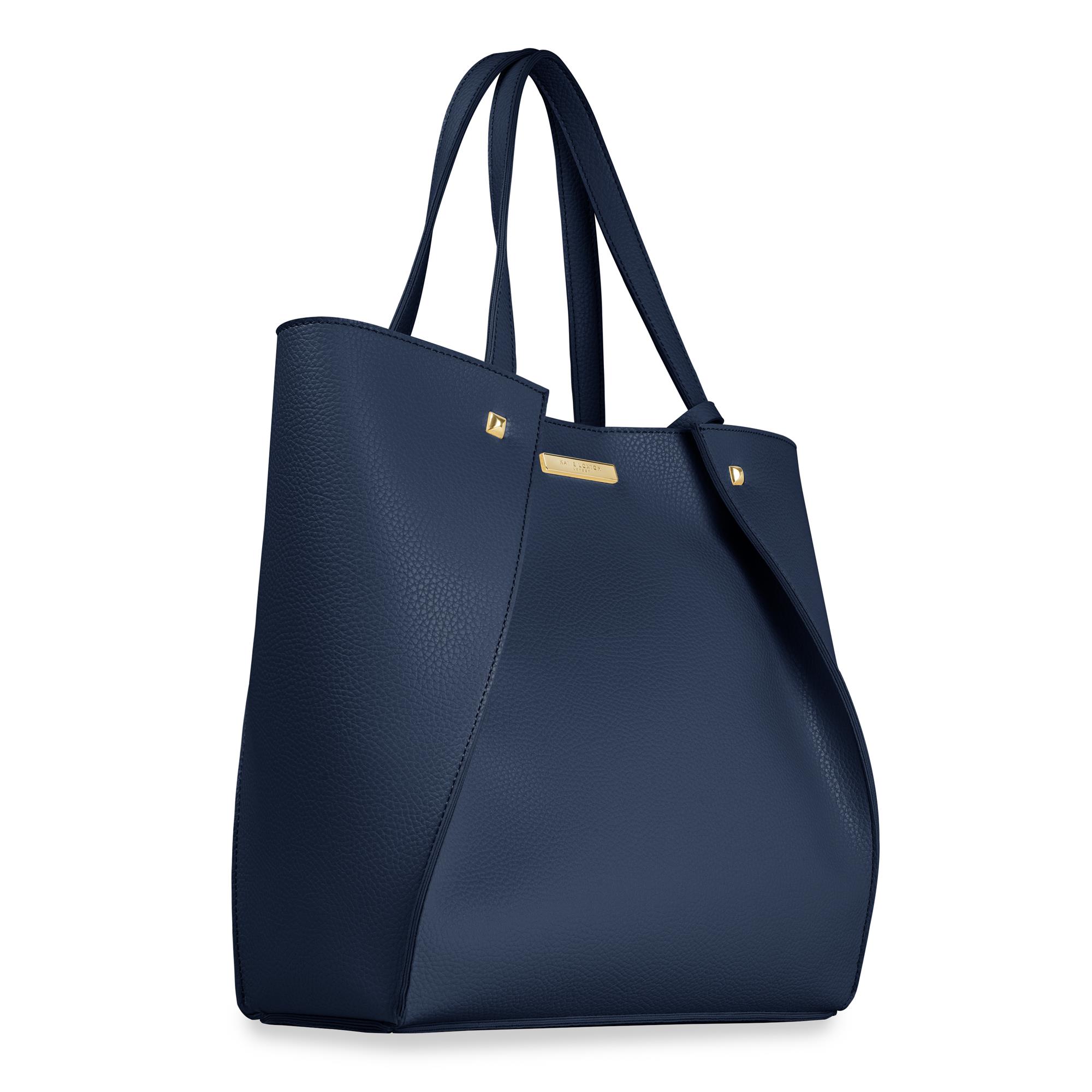 Katie Loxton Lucie Overlapping Tote Bag in Navy – Occasions 2 Celebrate