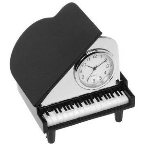 Grand Piano Miniature Novelty Clock