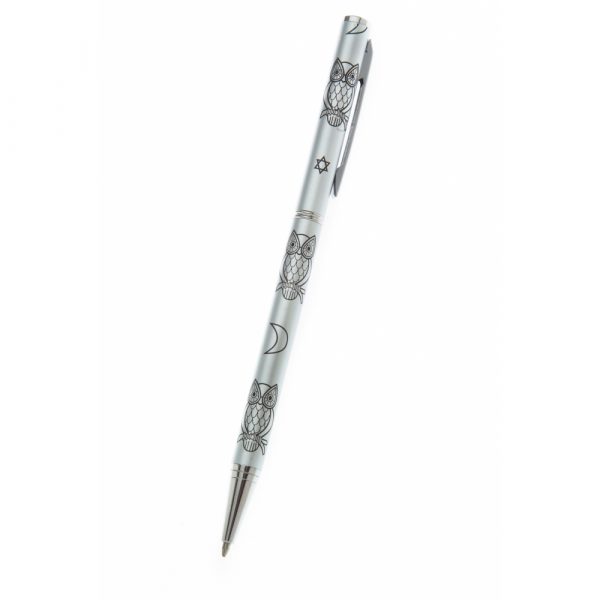 Sea Gems Gift Boxed Owl Design Ballpoint Pen 0319 - Image 2
