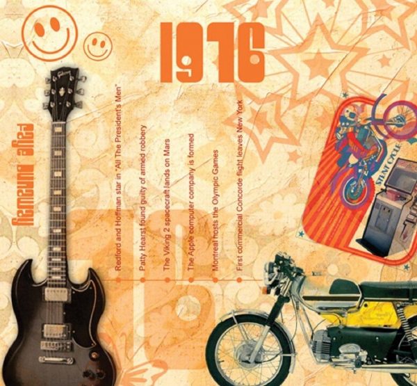 40th Birthday Card Ruby Anniversary CD Gift 1976-2016
