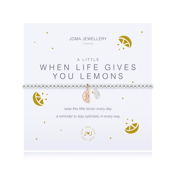 Joma Jewellery a little When Life Gives You Lemons bracelet - Image 2