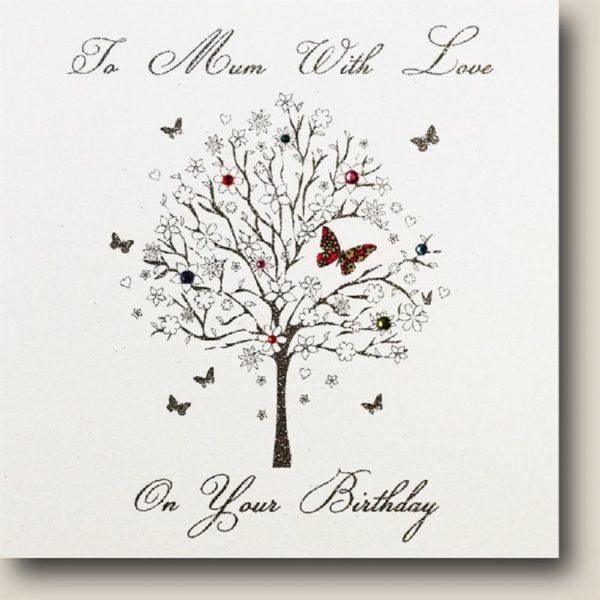 To Mum With Love - Quality Handmade Birthday Card - MB17