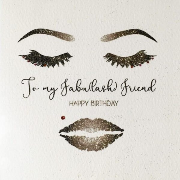 To my Fabulous Friend Happy Birthday - Handmade Greeting Card by Five Dollar Shake GS48 - Image 2