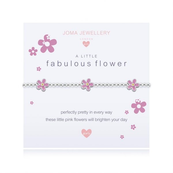 Joma Jewellery Childrens a little Fabulous Flower bracelet