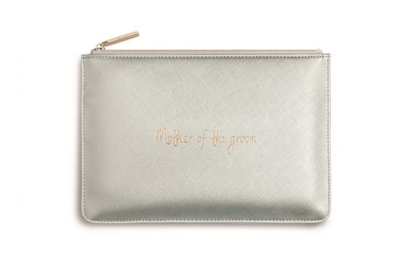 Katie Loxton - Perfect Pouch - Mother of the Groom - Metallic Silver - Image 2