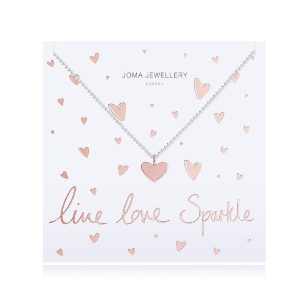Joma Jewellery Live Love Sparkle necklace - Image 2