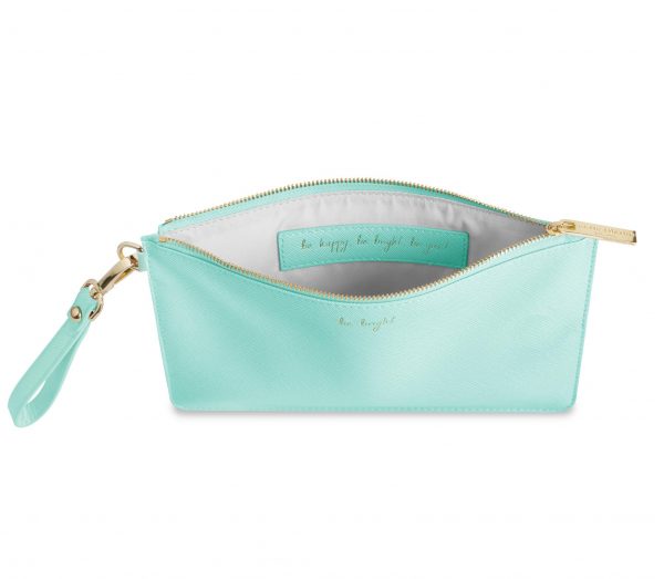 Katie Loxton - Secret Message Pouch - Be Bright/Be Happy - Pale Green - Image 3