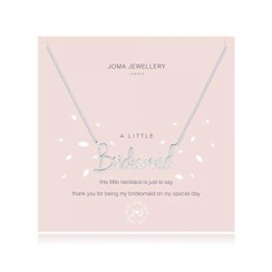 Joma Jewellery a little Bridesmaid necklace