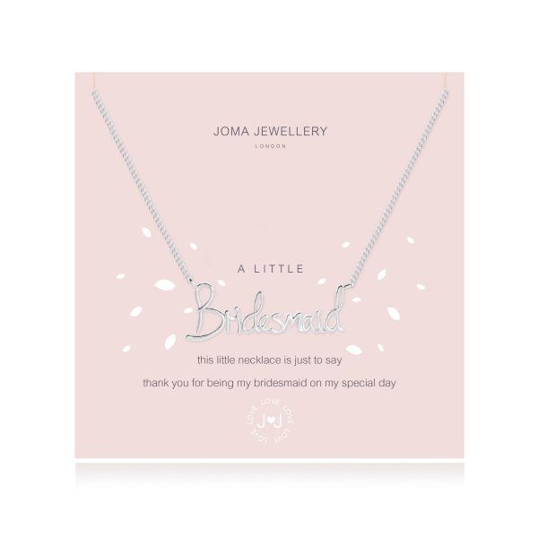 Joma Jewellery a little Bridesmaid necklace - Image 2