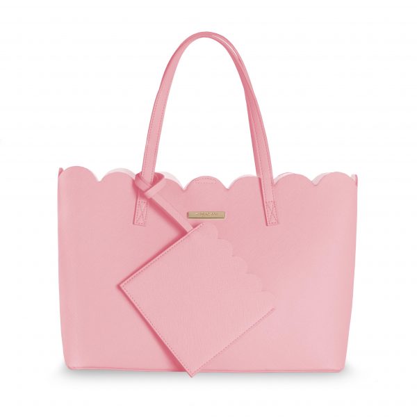 Katie Loxton - Pretty Poppy Scallop Handbag - Blush Pink - 26 x 35cm - Image 2