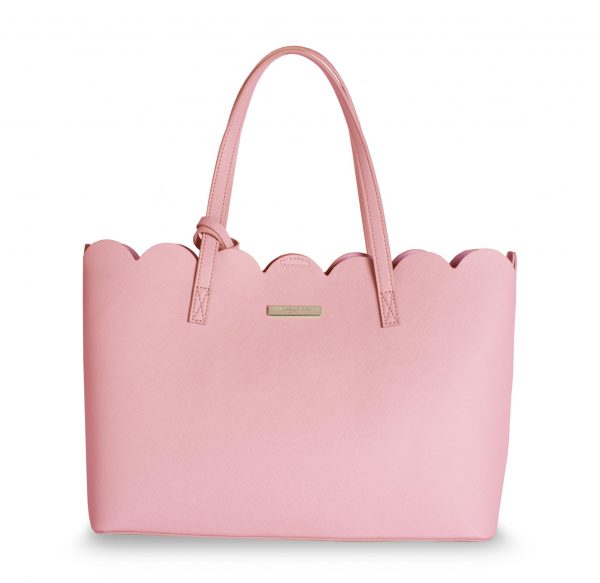Katie Loxton - Pretty Poppy Scallop Handbag - Blush Pink - 26 x 35cm - Image 3