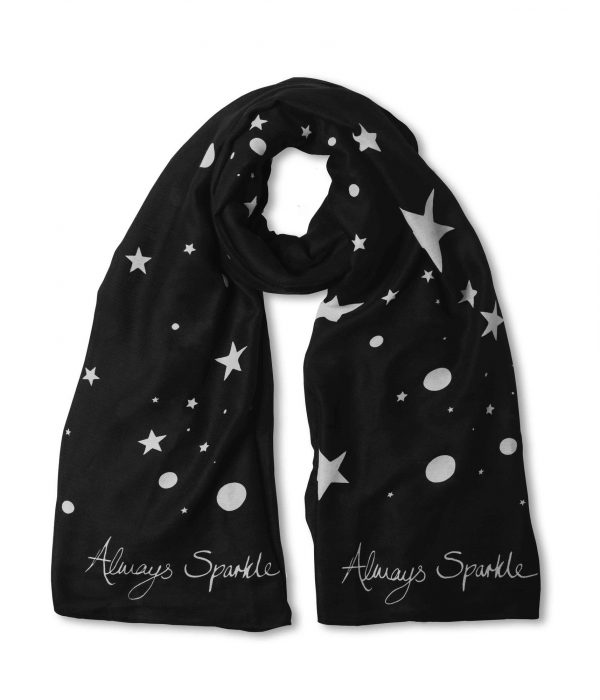 Katie Loxton - Scarf - Always Sparkle - Charcoal - Image 2