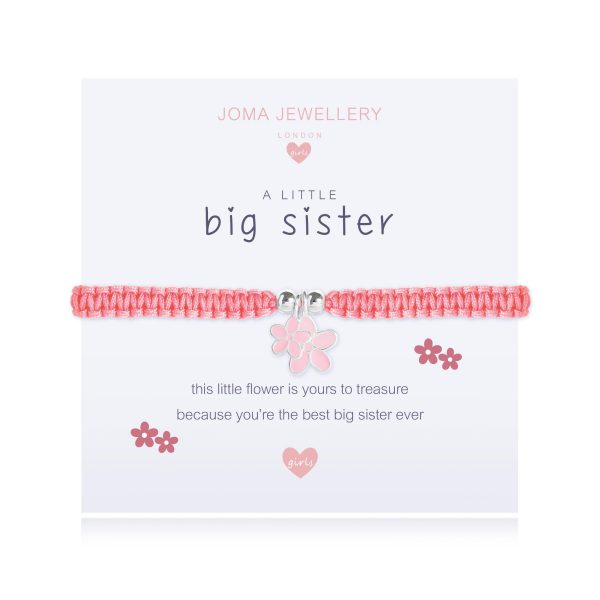 Joma Jewellery Childrens A Little Big Sister Bracelet - Image 2