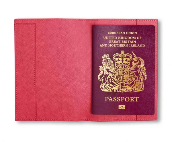 Katie Loxton Passport Holder - "Adventure Awaits" - Fuchsia Pink - Image 3