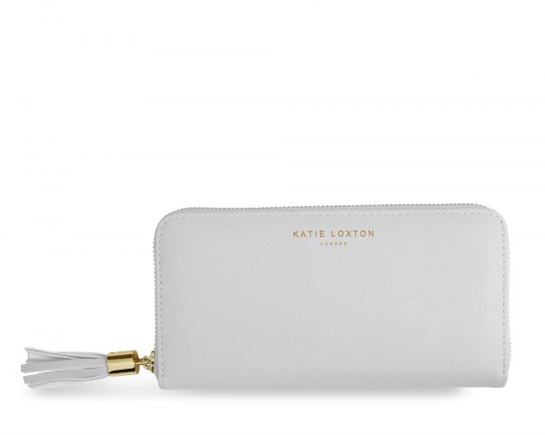 Katie Loxton - Tassel Purse - Large Coin/Card Purse - Live Love Sparkle - Grey - Image 2