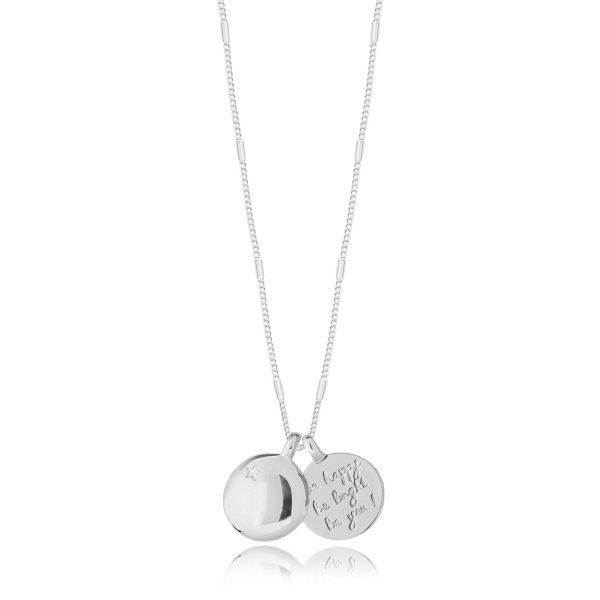 Joma Jewellery Secret Message Be Happy Be Bright Be You Necklace - Image 2