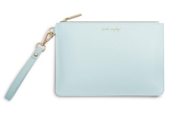 Katie Loxton - Secret Message Pouch - Sparkle Everyday/Leave A Little Sparkle Wherever You Go! - Grey - Image 2