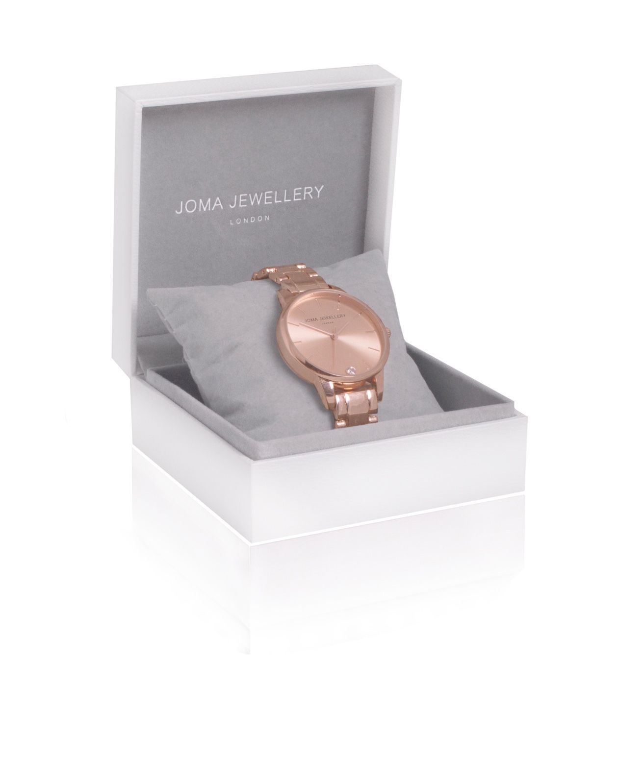 Joma Jewellery Piper Rose Gold Link Strap Watch Occasions 2 Celebrate