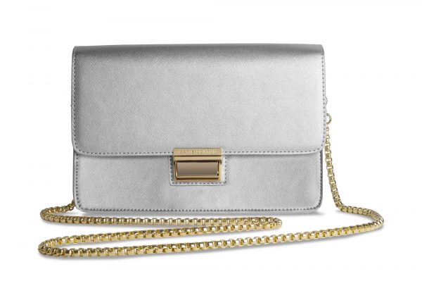 Katie Loxton - Anya Box Bag - Metallic Silver (KLB176) - Image 2