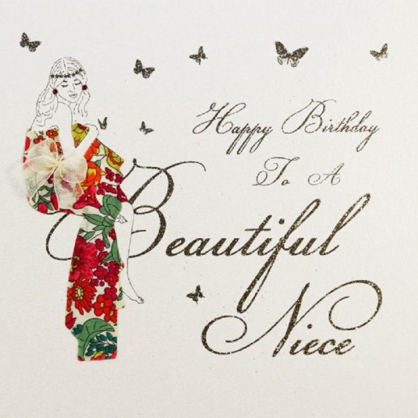 To a Beautiful Niece - Quality Handmade Birthday Card - MB19 - Image 2