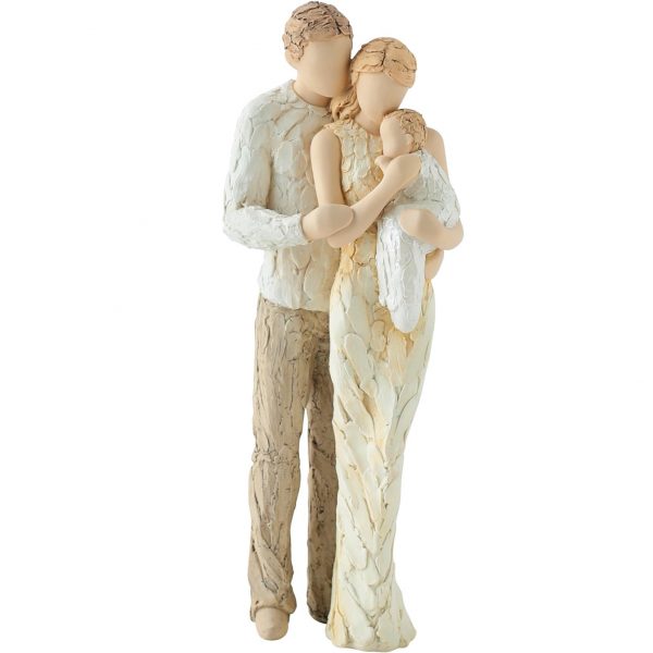More Than Words 9582 Welcomed With Love Couple with Baby - Image 2