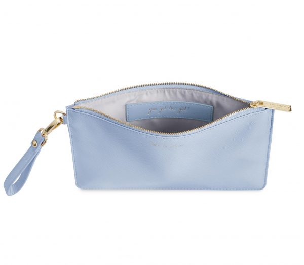 Katie Loxton - Secret Message Pouch - Time To Shine/You Got This Girl! - Blue - Image 3