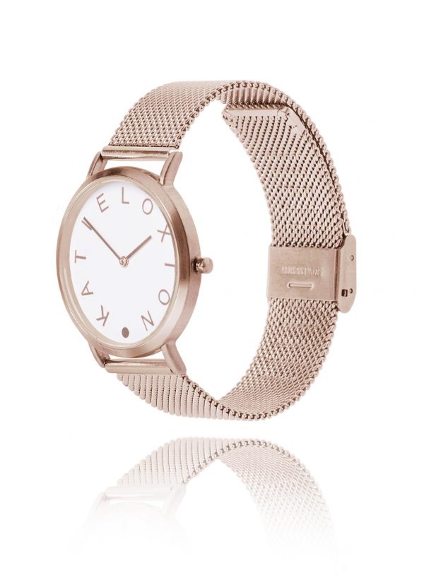Katie Loxton - Rai Watch - Rose Gold Plated Chain Metal Strap - Image 3