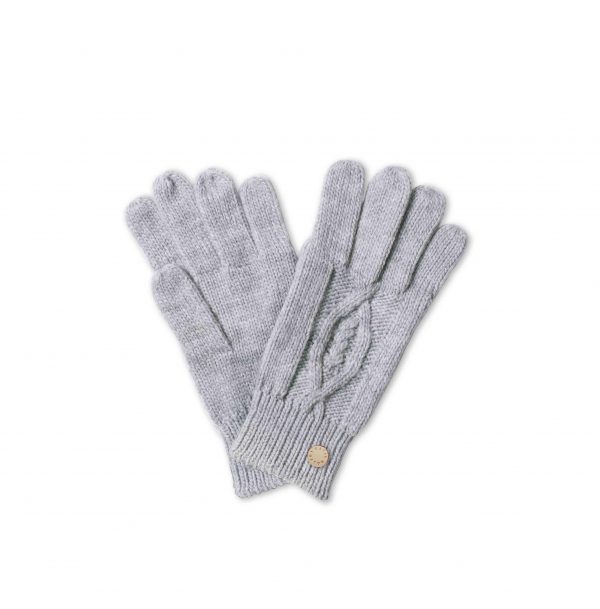 Katie Loxton - Cable Knit Gloves -Charcoal Grey - Image 2