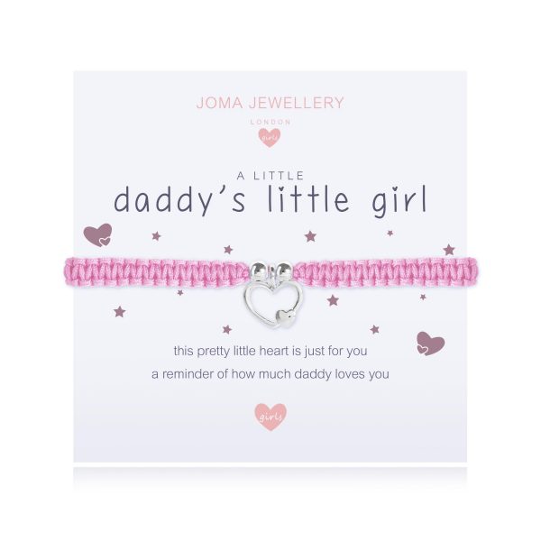 Joma Jewellery Childrens A Little Daddy's Little Girl Bracelet - Image 2