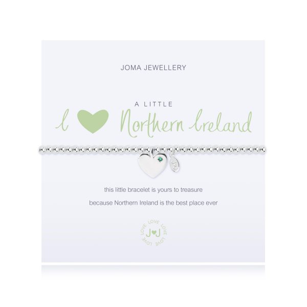 Joma Jewellery I Love Northern Ireland bracelet - Image 2