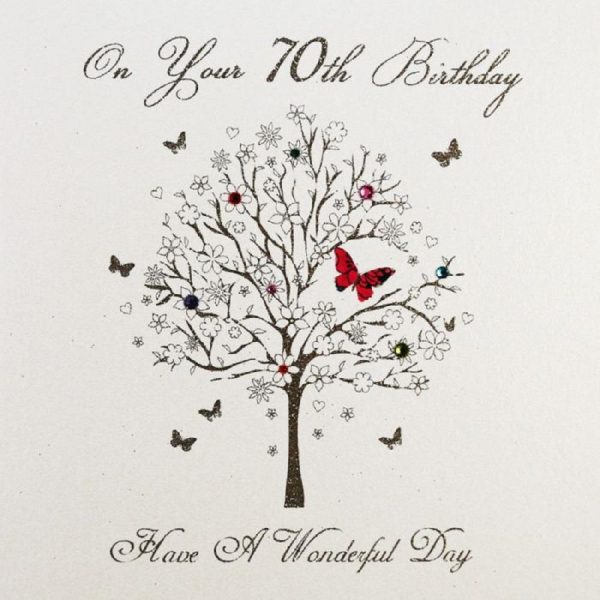Have a Wonderful Day - Quality Handmade 70th Birthday Card - MB30 - Image 2