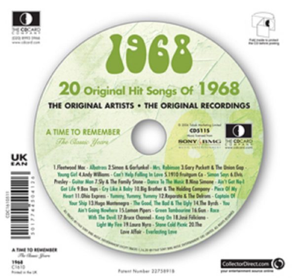 A Time to Remember CD - 1968 - Image 3