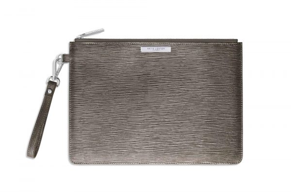 Katie Loxton - Zara Large Clutch Bag - Metallic Mocha (KLB180) - Image 2