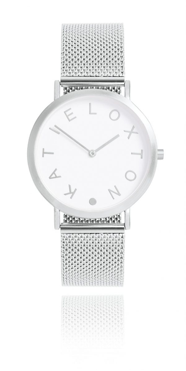 Katie Loxton - Rai Watch - Silver Plated Chain Mail Watch - Image 2