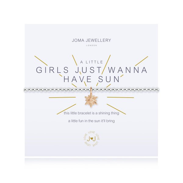 Joma Jewellery a little Girls Just Wanna Have Sun bracelet - Image 2