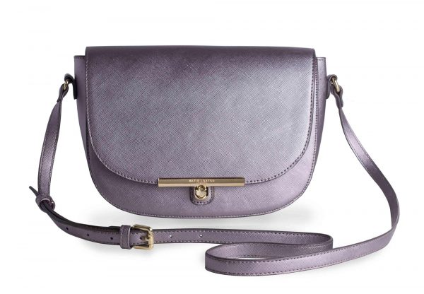 Katie Loxton - Cece Saddle Bag - Metallic Charcoal (KLB193) - Image 2