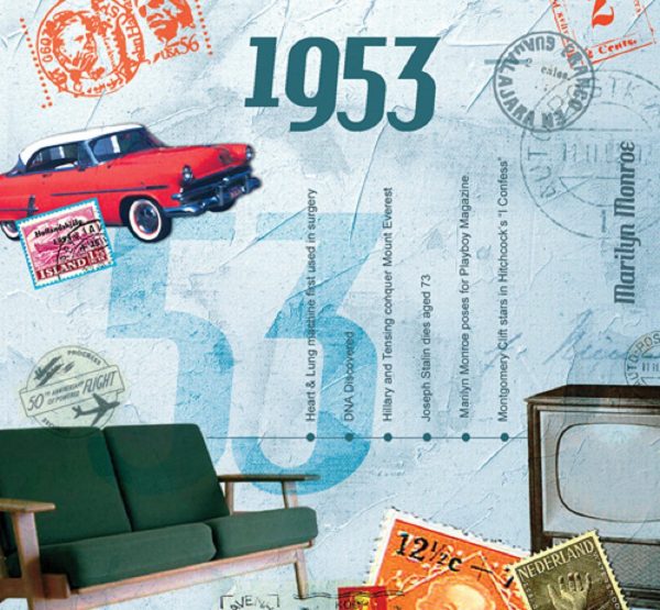 1953 The Classic Years 20 Track Cd Greetings Card - Image 2