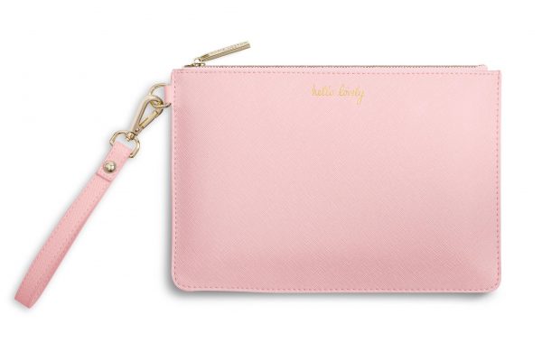 Katie Loxton - Secret Message Pouch - Hello Lovely/To My Beautiful Friend - Pink - Image 2