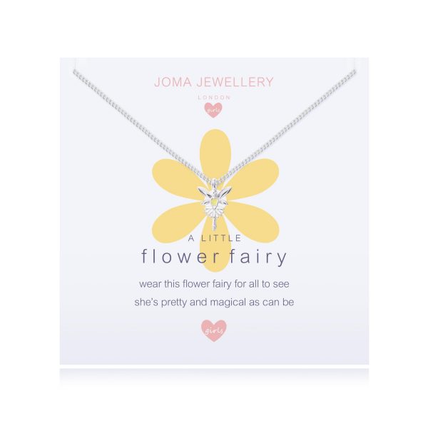 Joma Jewellery Girl A Little Flower Fairy Necklace - Image 2