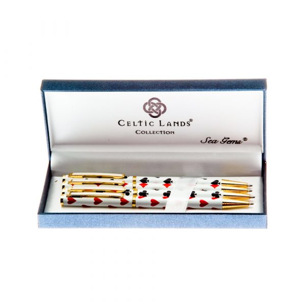 Bridge Set of 4 Ballpoint Pens, Sea Gems - Image 2