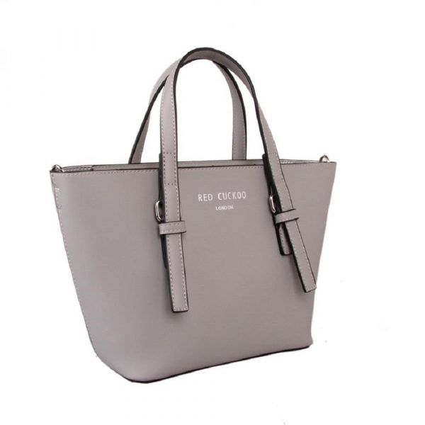 Designer Red Cuckoo London Grab Bag (Grey) - Image 2