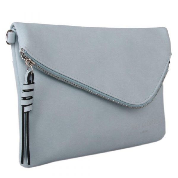 Womens Zipped Cross Body Messenger Clutch Handbag Red Cuckoo (Blue) - Image 3