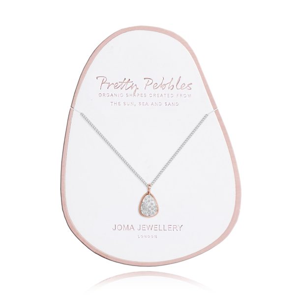 Joma Jewellery Pretty Pebbles Pave Necklace - Image 2