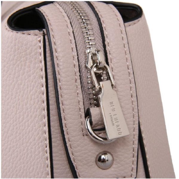 Red Cuckoo Grab Bag/Cross Body Bag in Grey 407 - Image 4