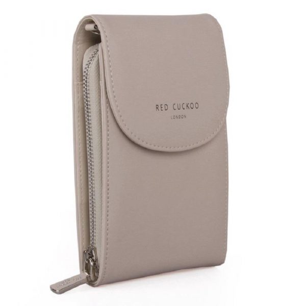 Red Cuckoo Cross Body Pouch in Beige 414 - Image 2